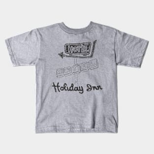 Retro Hotel Motel Holiday Inn Kids T-Shirt